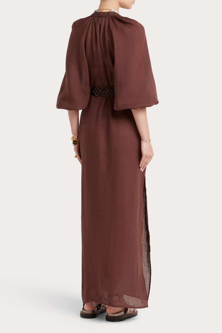 Husk Daphni Kaftan - Chocolate