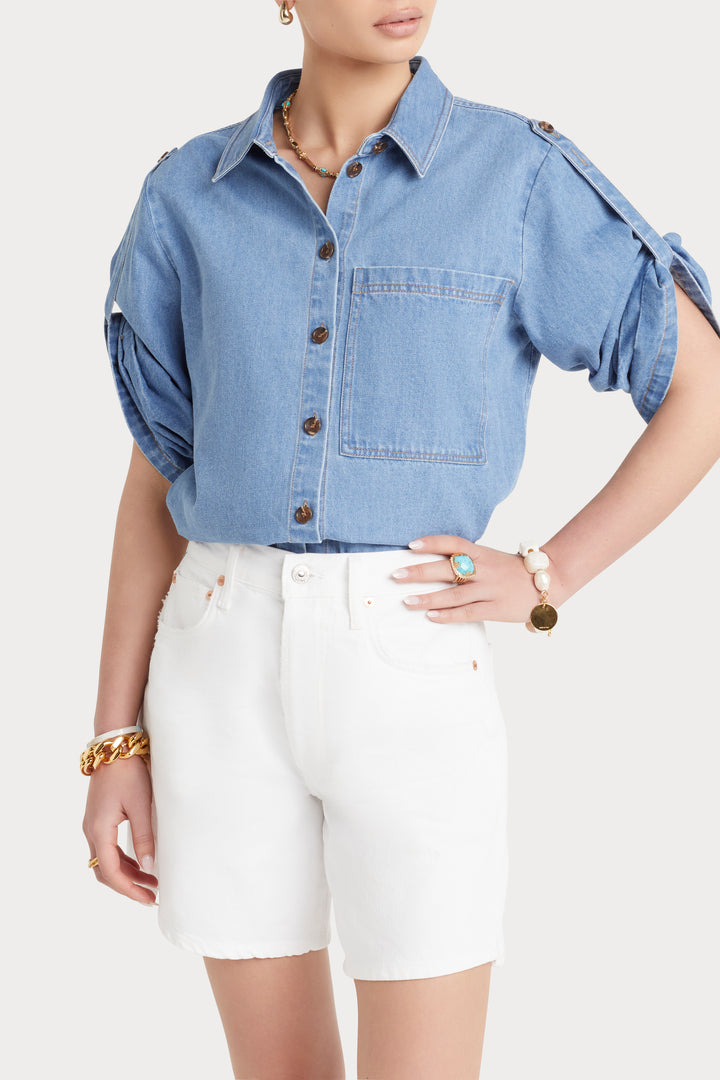 Husk Ziva Shirt - Blue