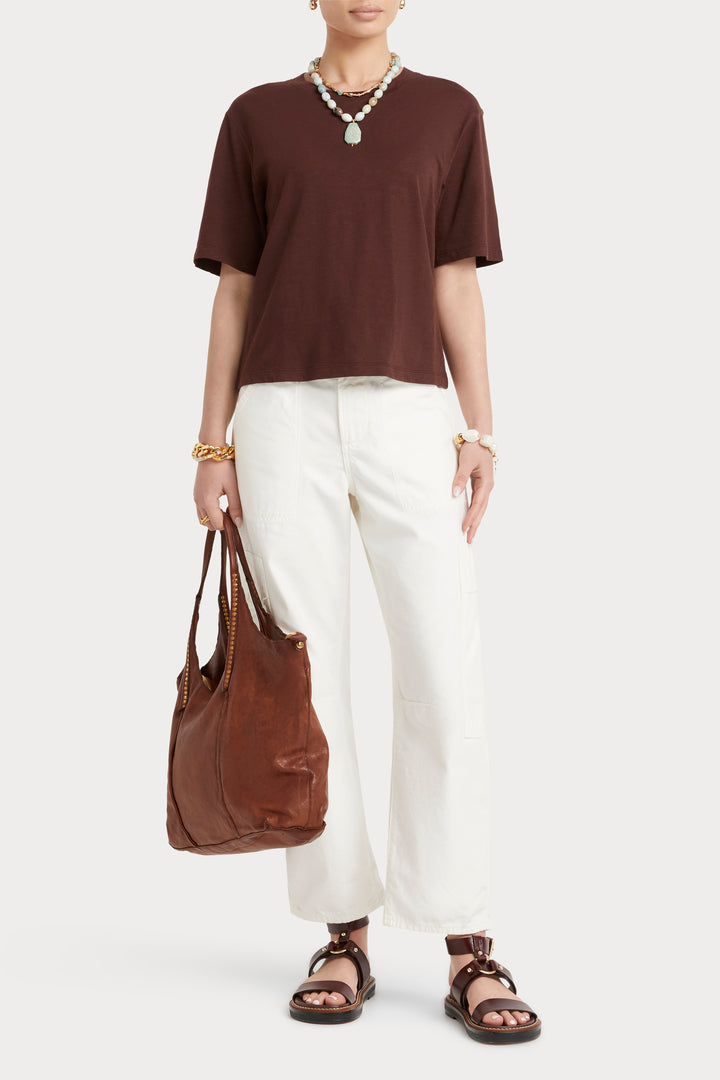 Husk Tee - Chestnut