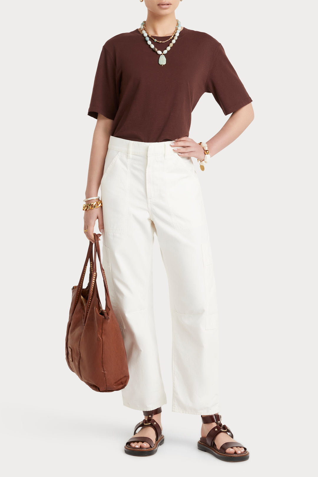 Husk Tee - Chestnut