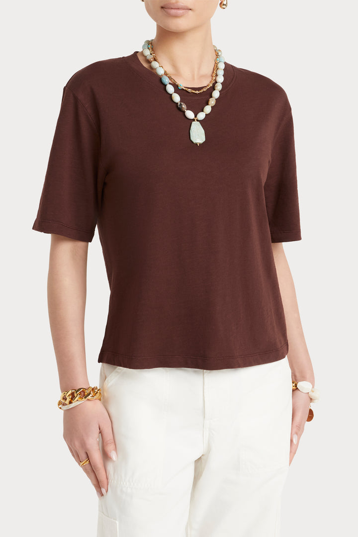 Husk Tee - Chestnut