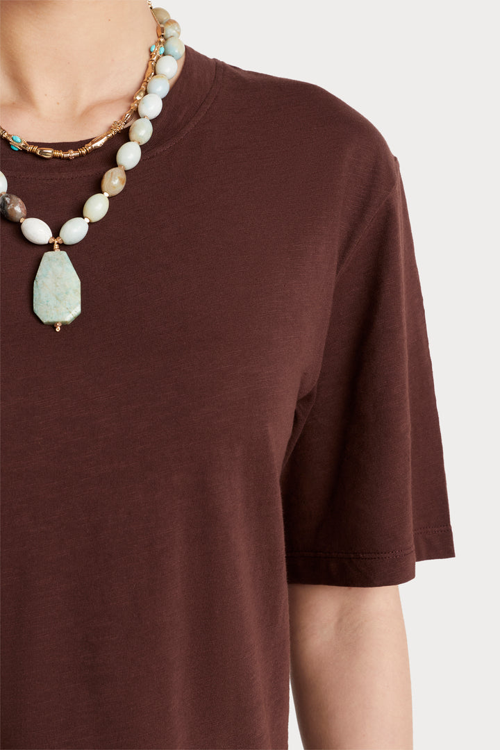 Husk Tee - Chestnut
