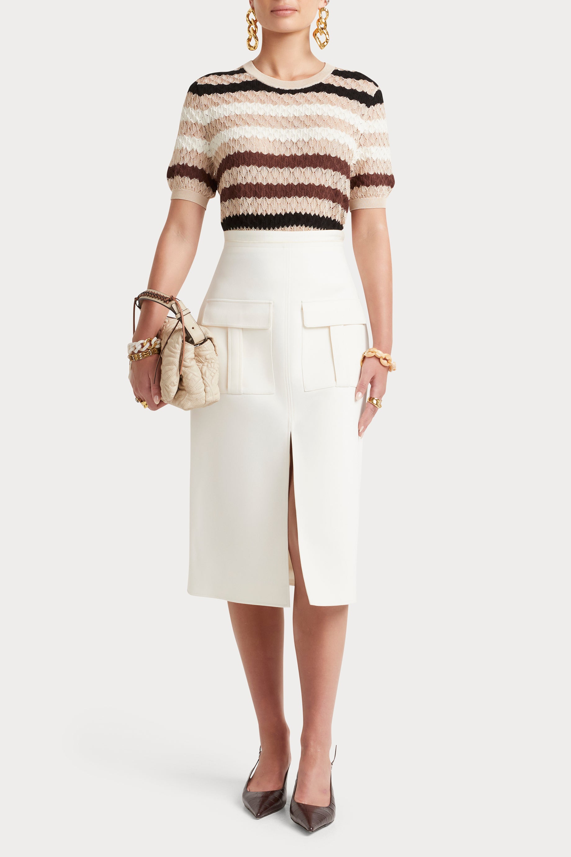 HK Stripe Lace Knit – Husk