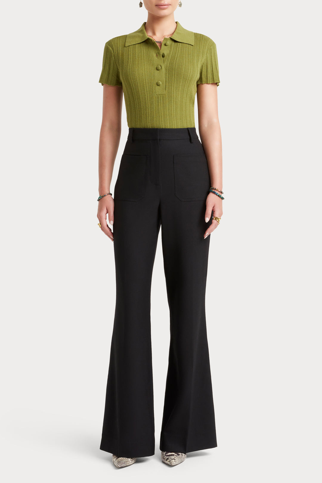 Husk Variegated Polo Knit