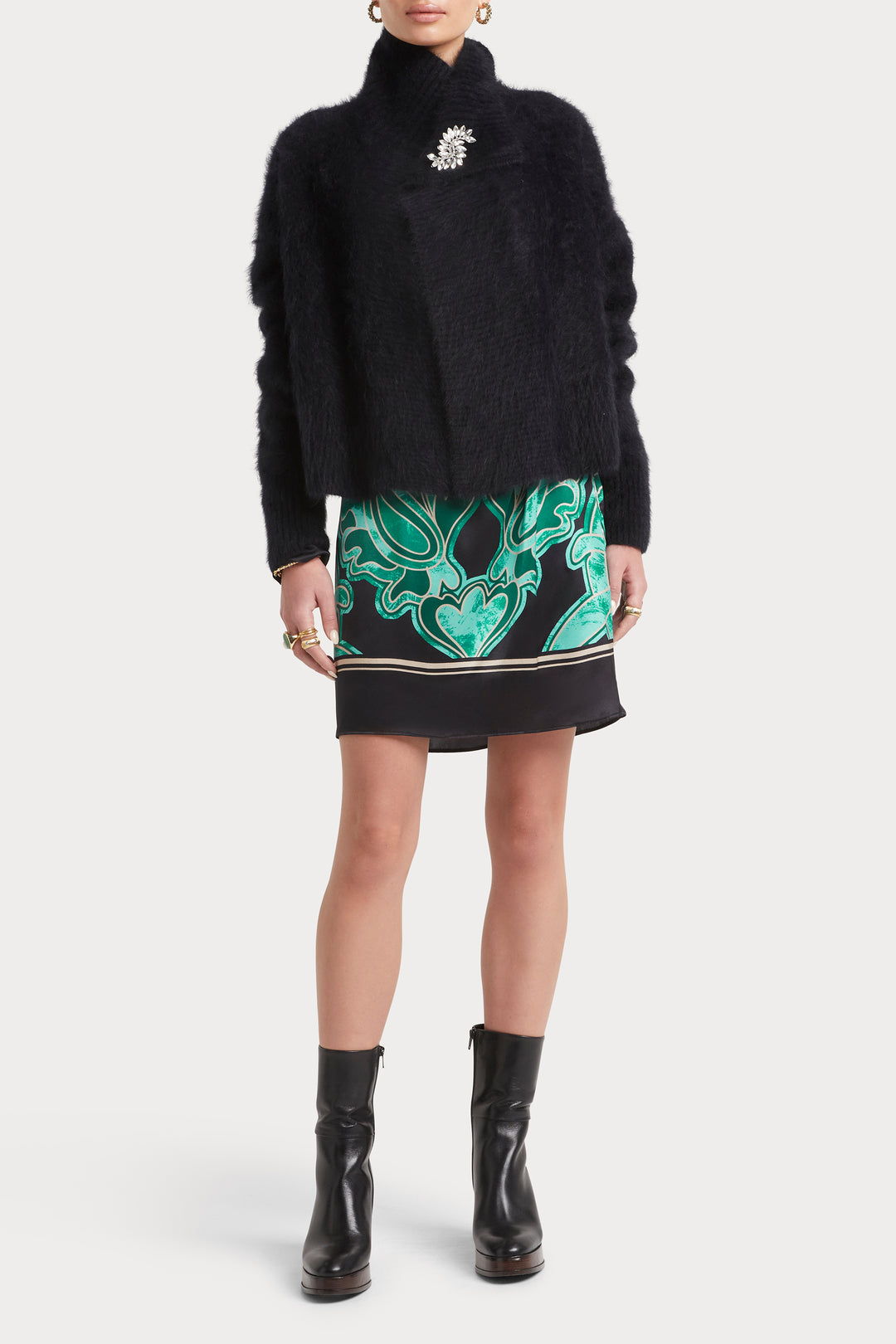 Antalya Crop Cocoon Cardigan