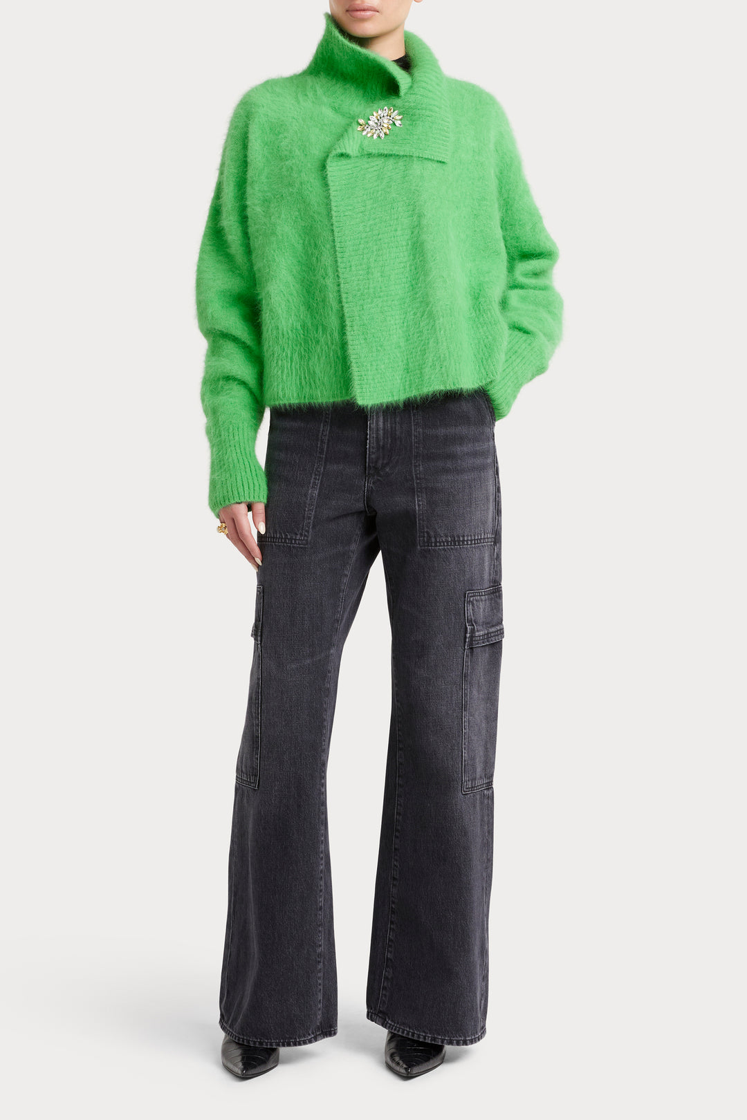 Antalya Crop Cocoon Cardigan