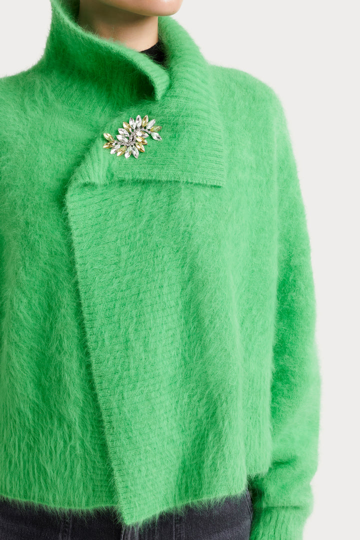 Antalya Crop Cocoon Cardigan