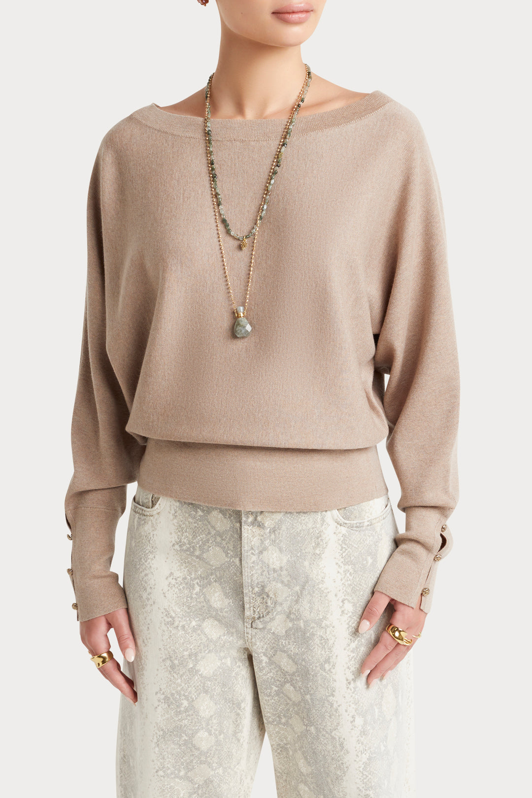 Husk Merino Off-Shoulder Knit