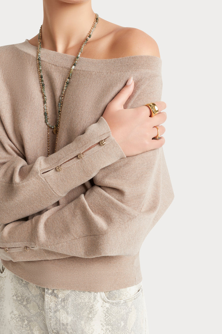 Husk Merino Off-Shoulder Knit