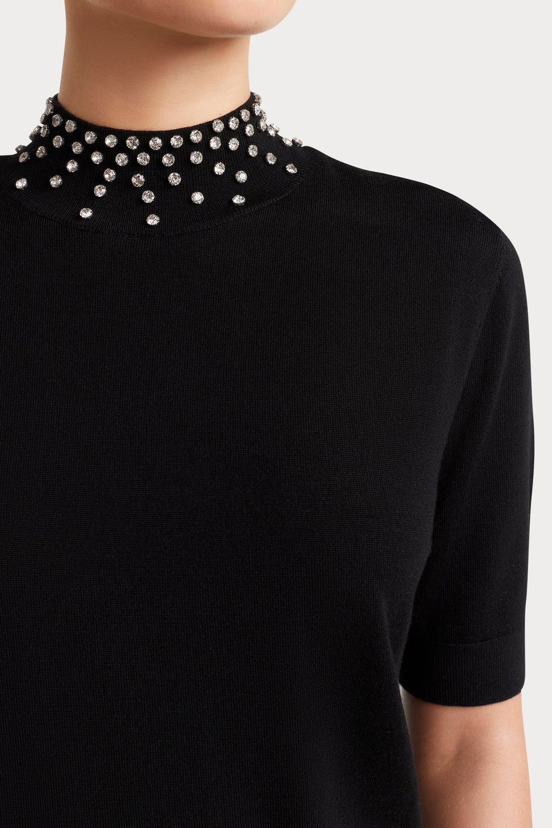Husk Crystal Stud Knit