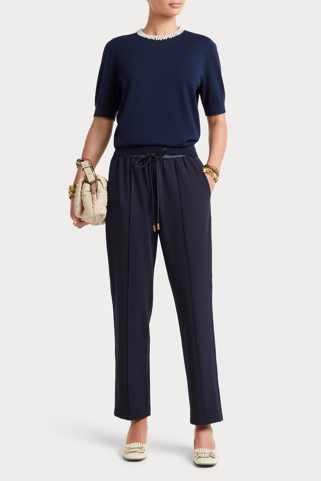 Husk Pearl Stud Knit