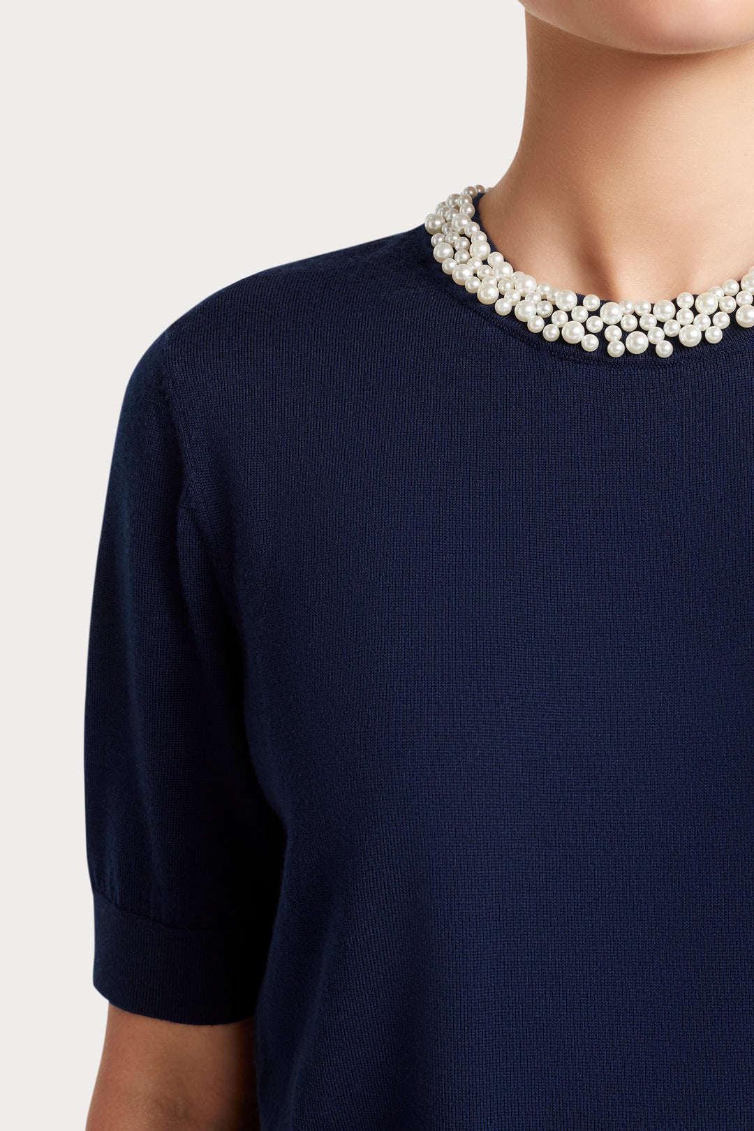 Husk Pearl Stud Knit