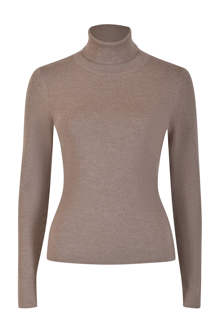 Husk Merino Roll Neck