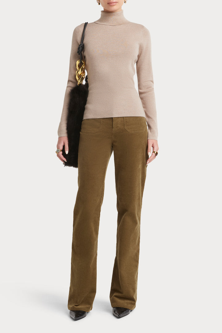 Husk Merino Roll Neck