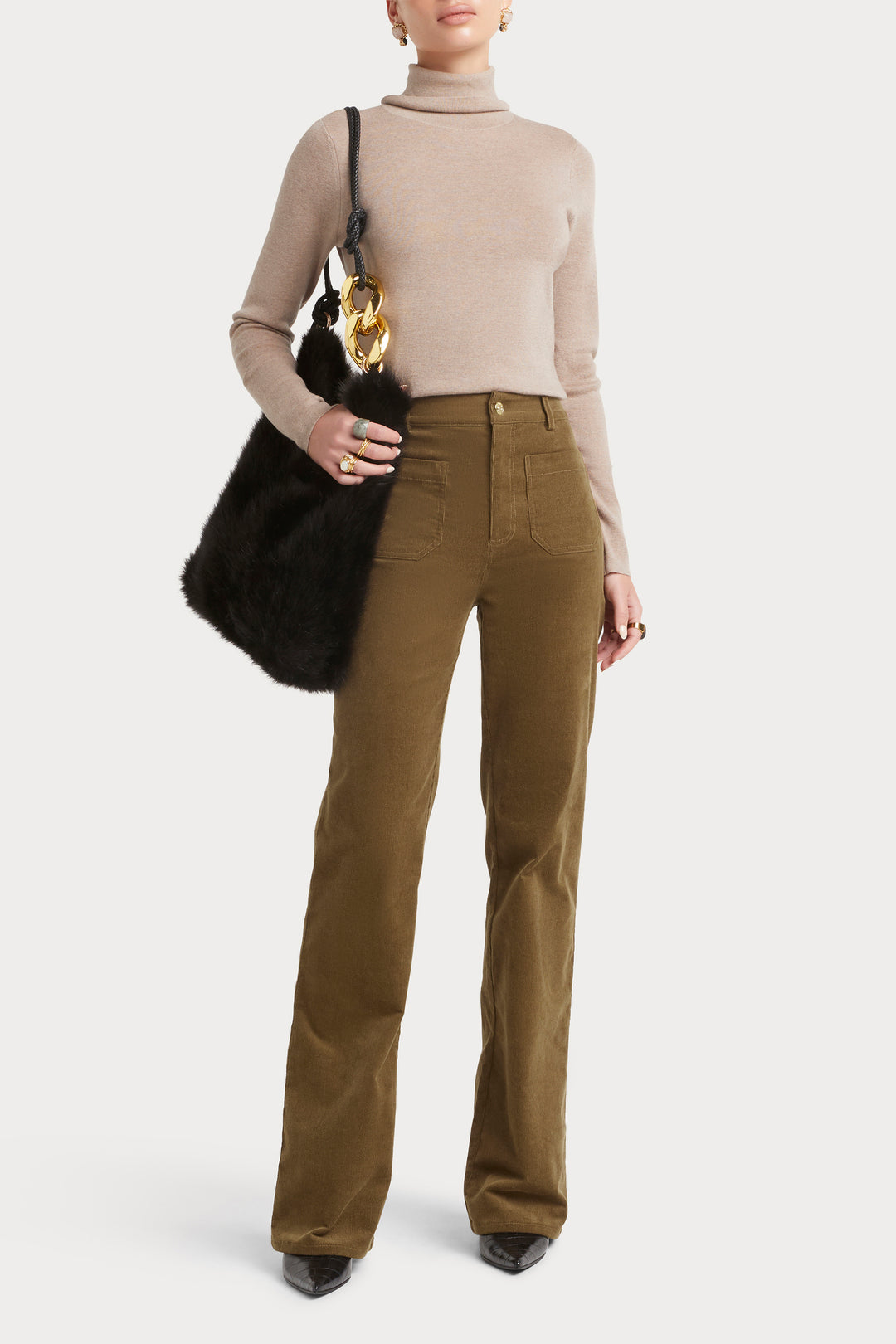 Husk Merino Roll Neck