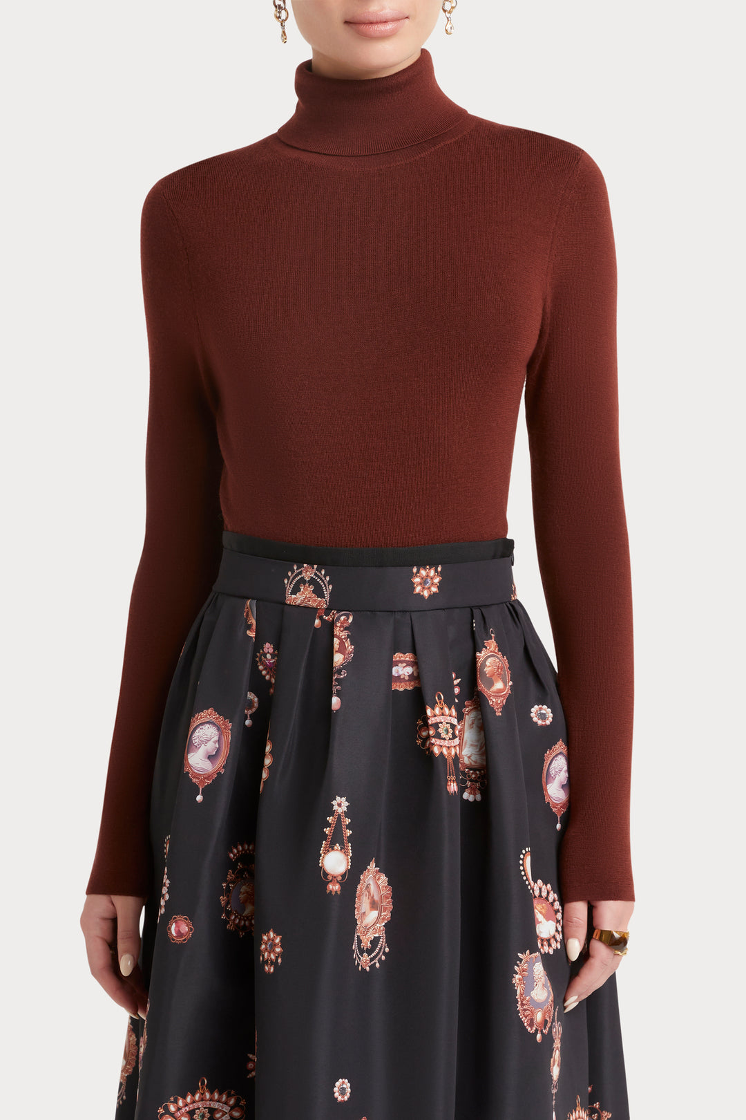 Husk Merino Roll Neck