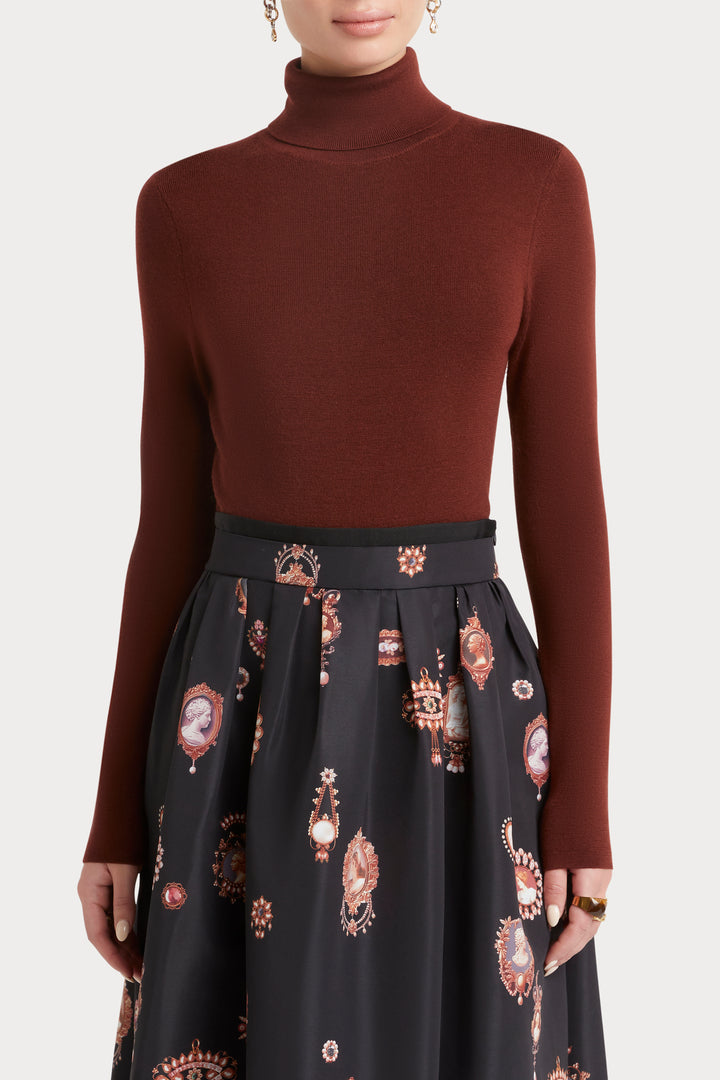 Husk Merino Roll Neck