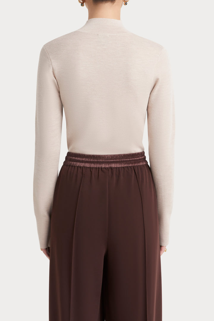 Husk Merino Mock Neck