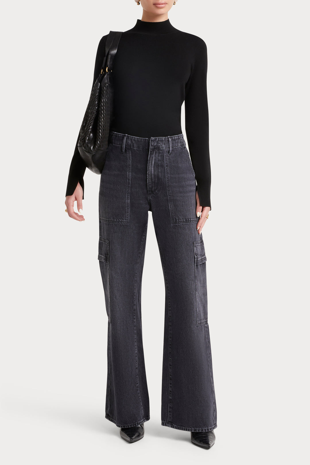 Husk Merino Mock Neck