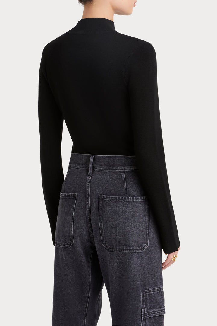 Husk Merino Mock Neck