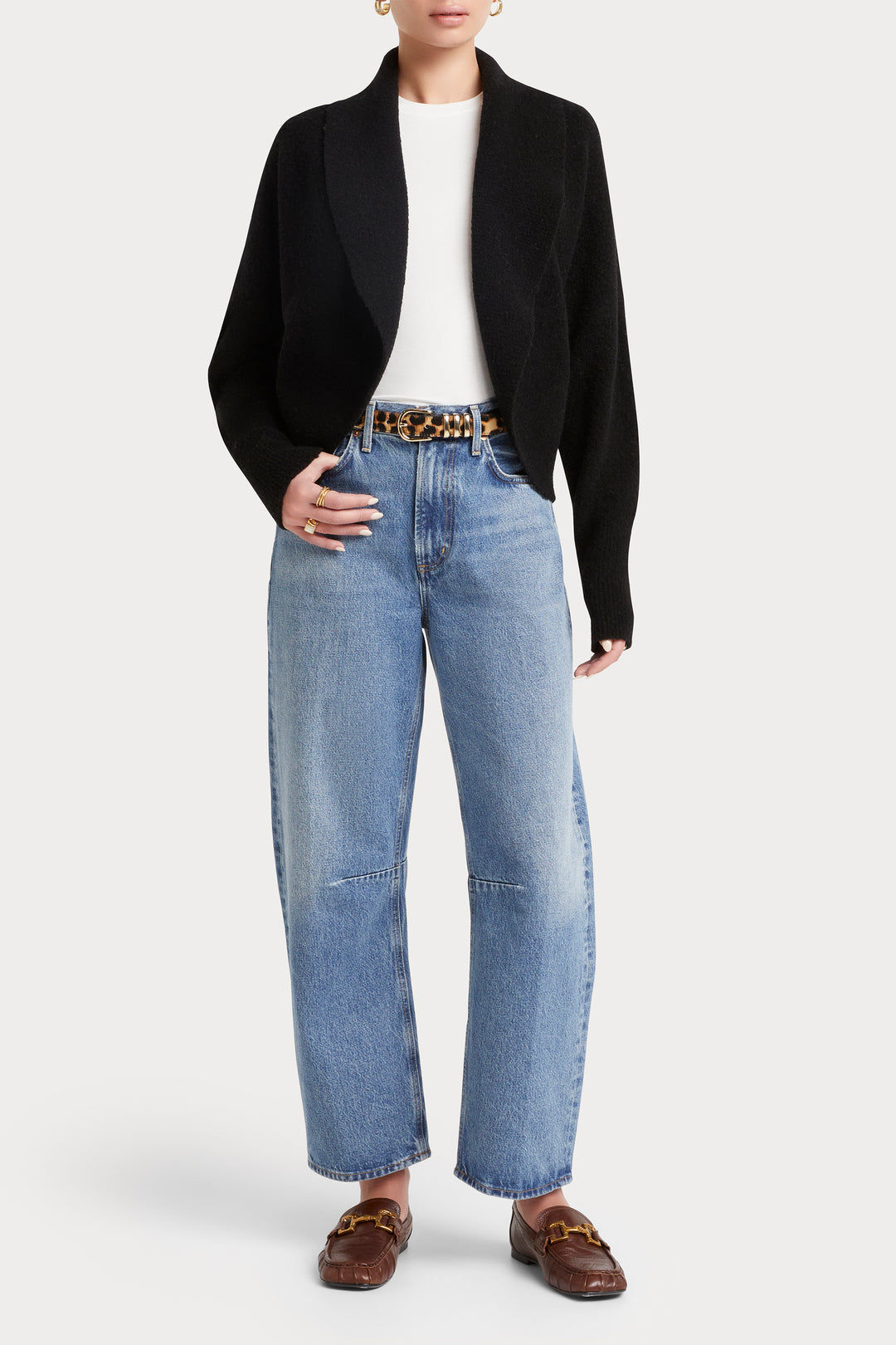 Husk Boucle Knit Cardi