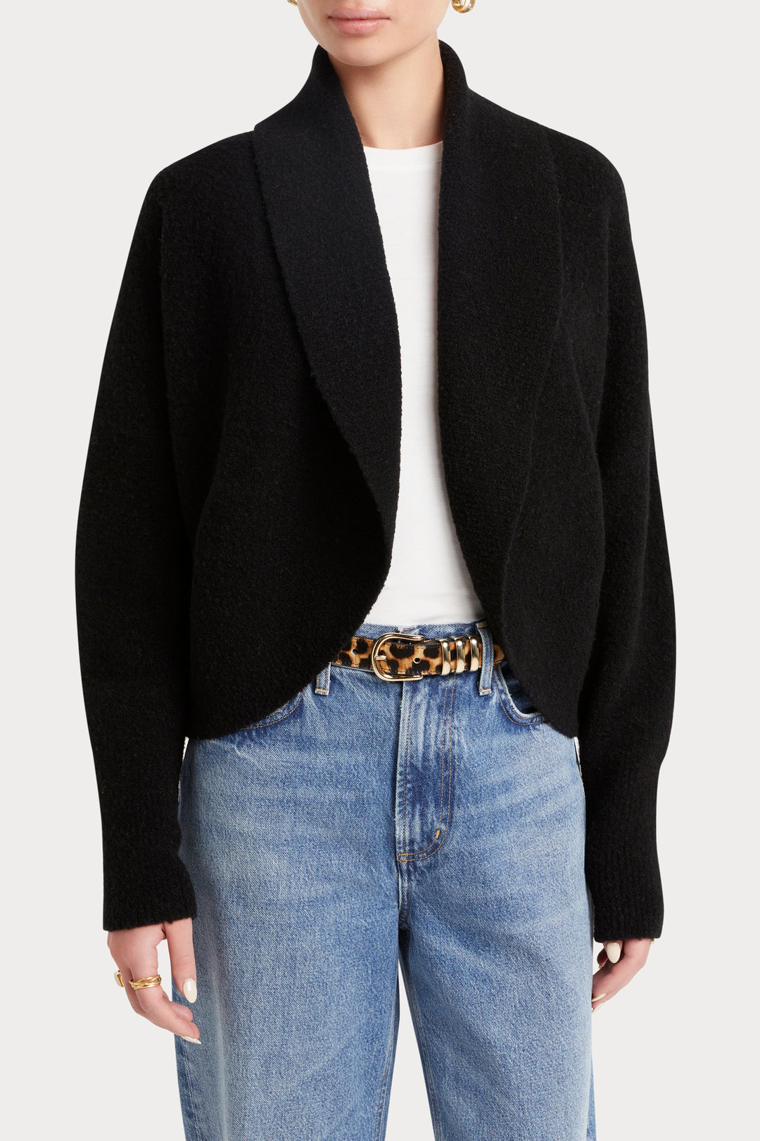 Husk Boucle Knit Cardi