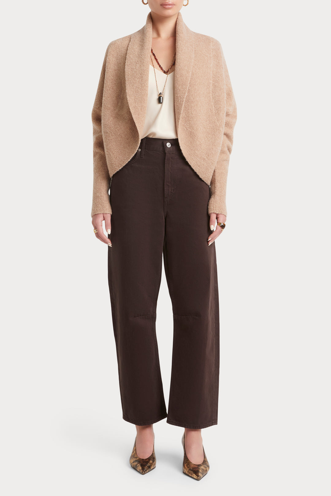 Husk Boucle Knit Cardi