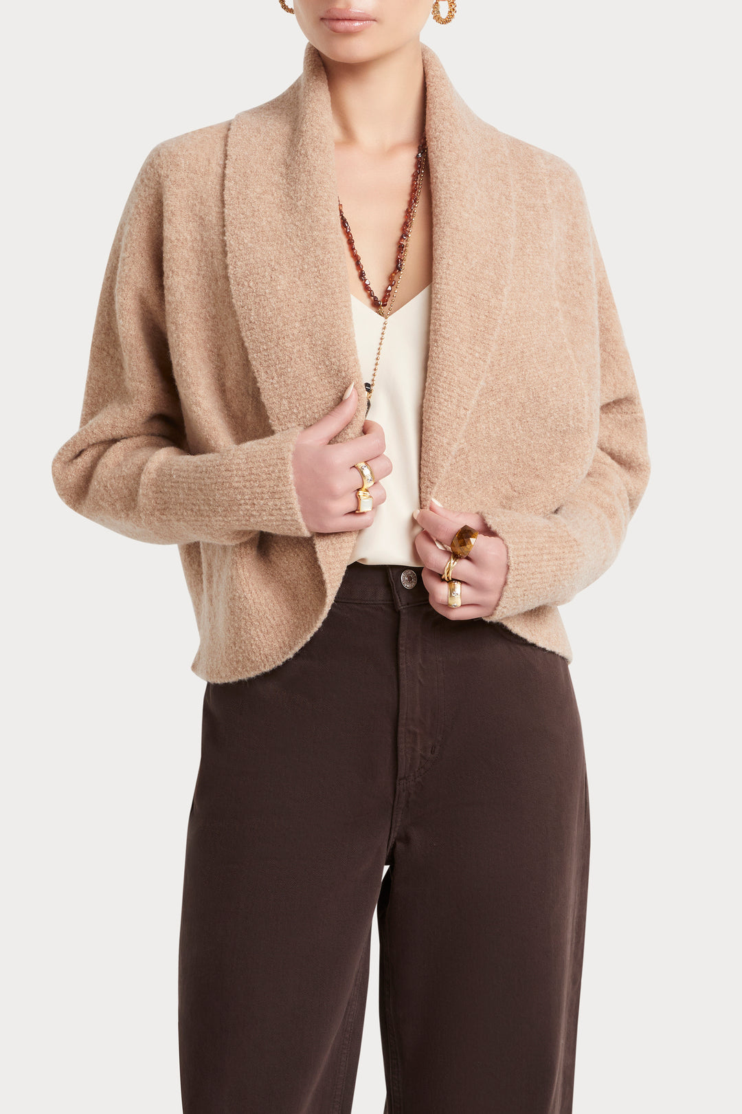 Husk Boucle Knit Cardi