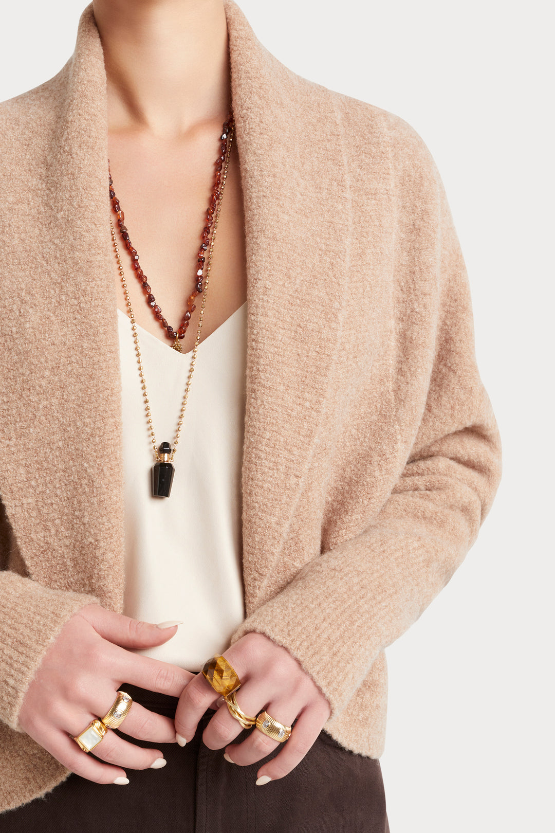 Husk Boucle Knit Cardi