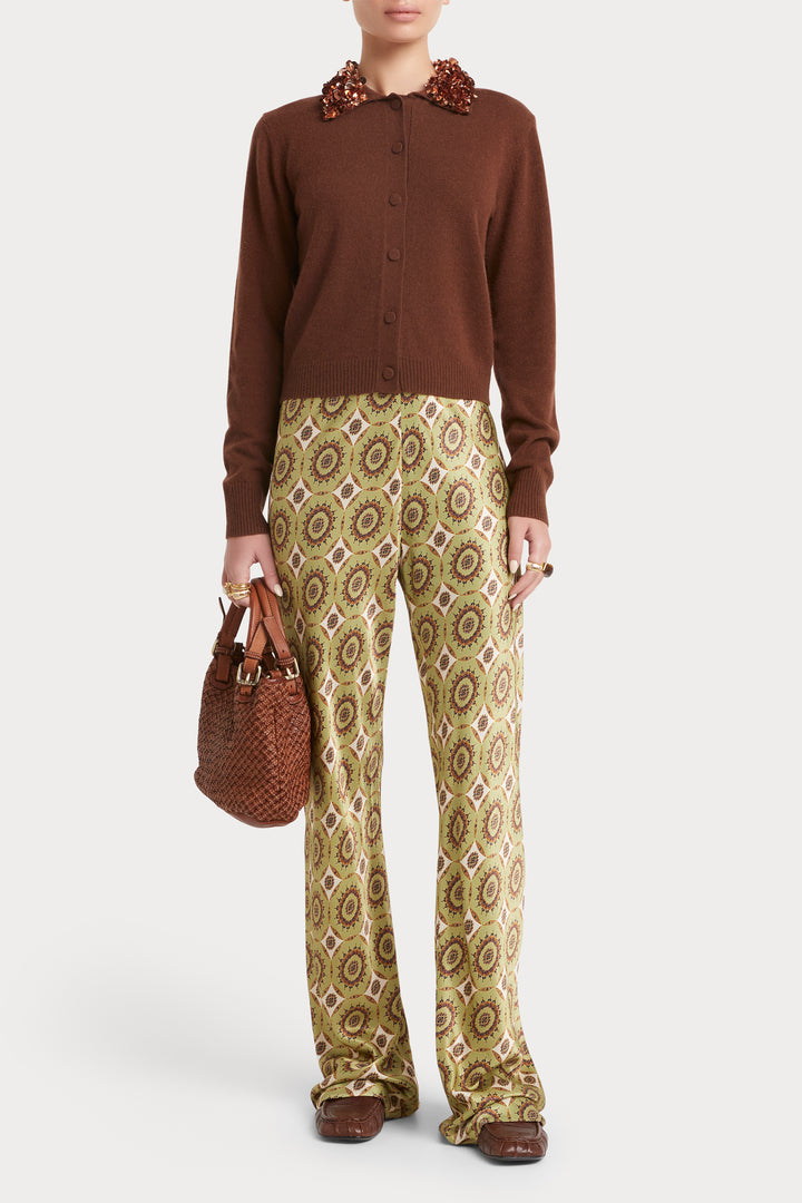 Husk Sequin Collar Knit