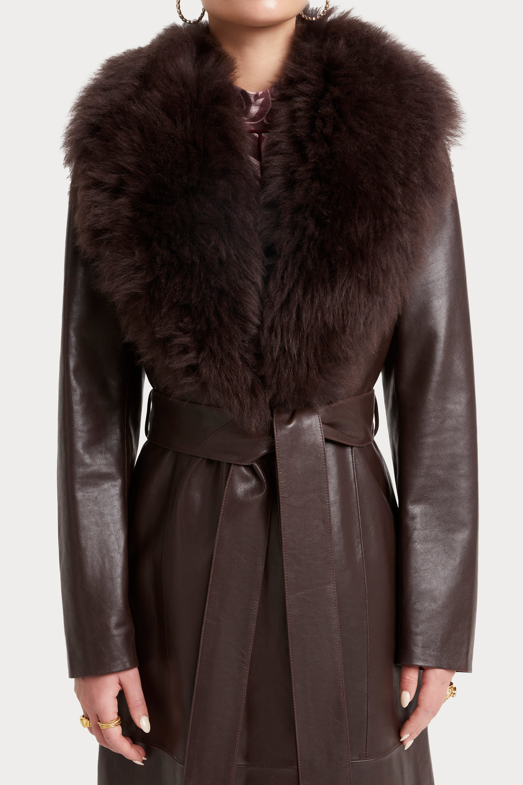 Husk Colette Leather Coat