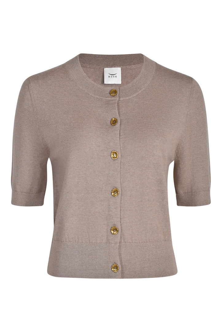 Husk Merino Elbow Slv Cardi