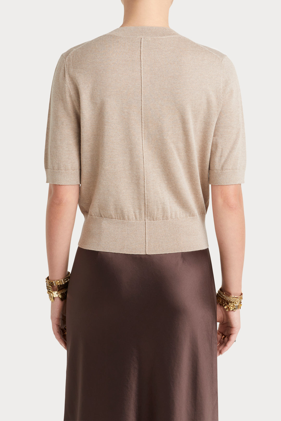 Husk Merino Elbow Slv Cardi