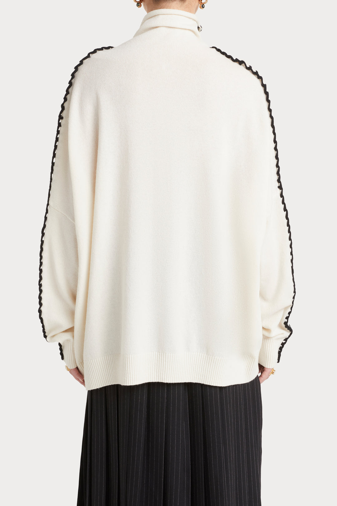 Husk Slouchy Cashwool Blanket Stitch Knit