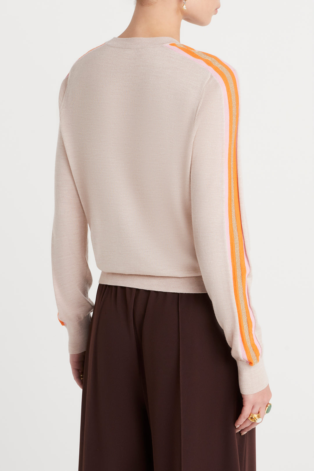 Husk Stripe Sports Crew