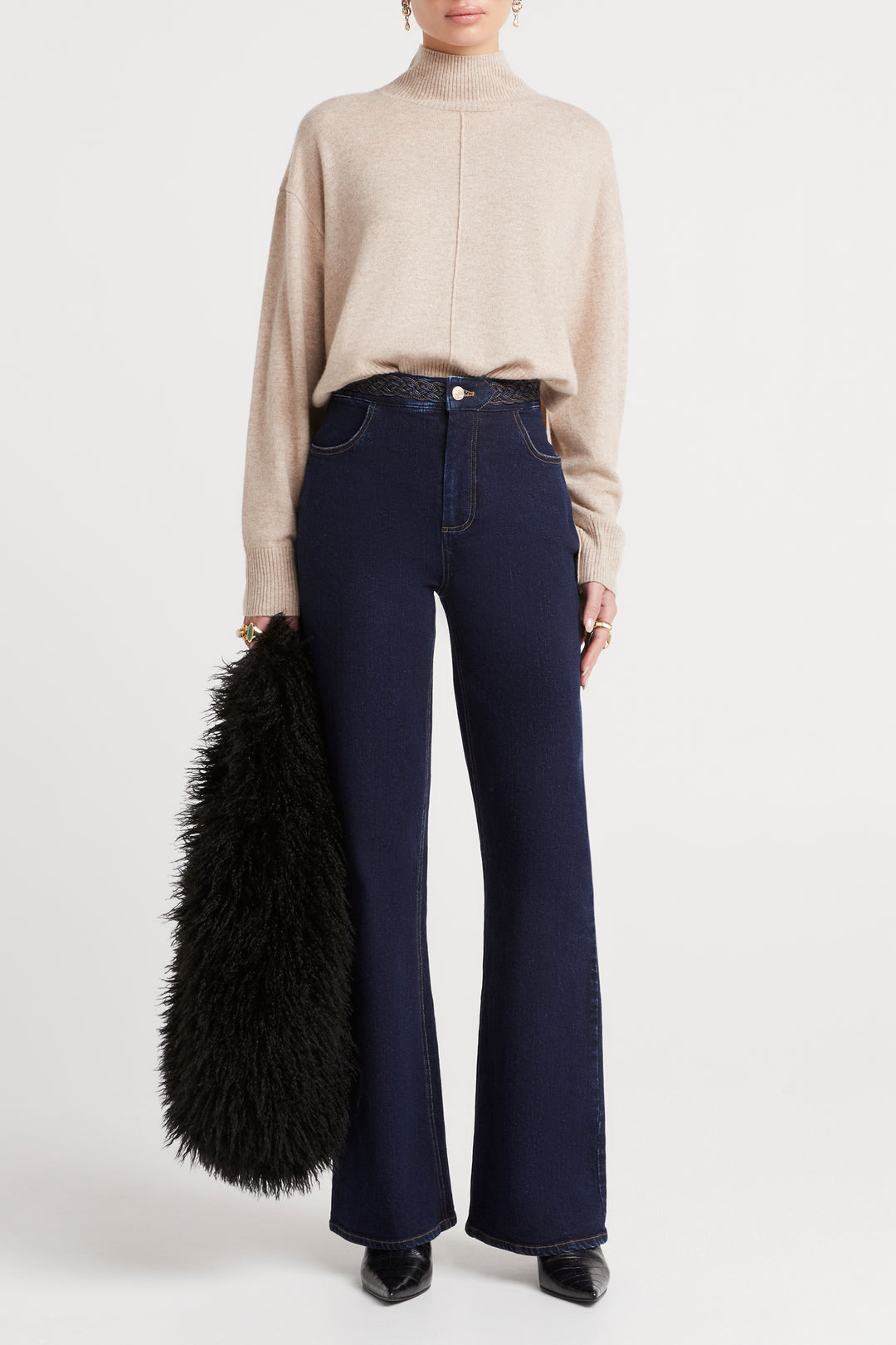 Husk Cashwool High Neck Knit