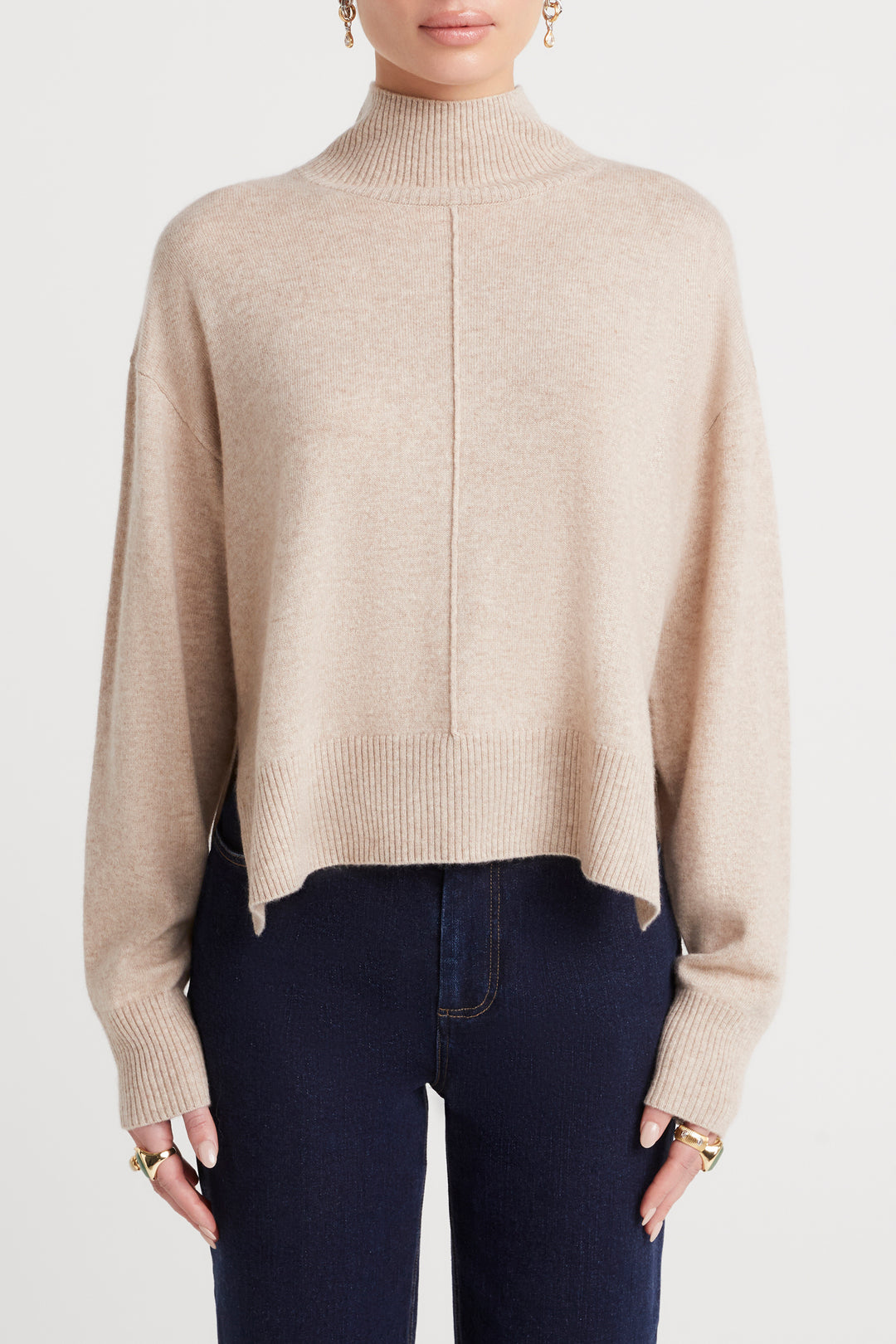 Husk Cashwool High Neck Knit