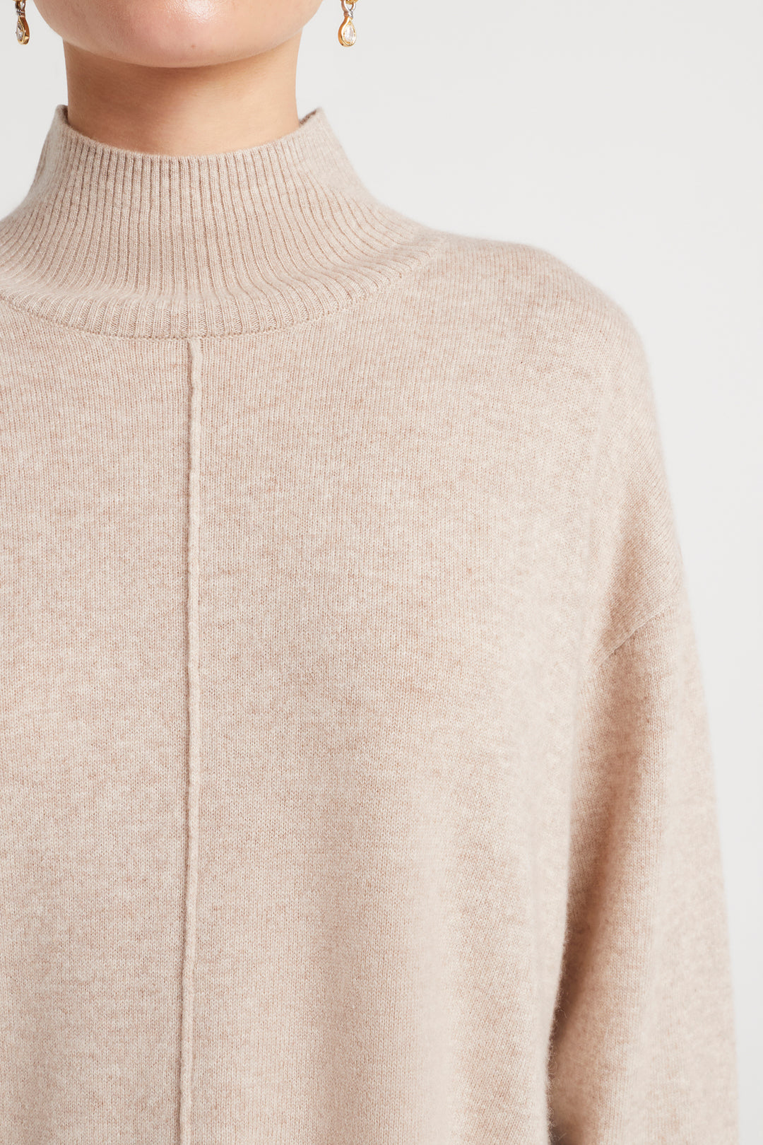 Husk Cashwool High Neck Knit