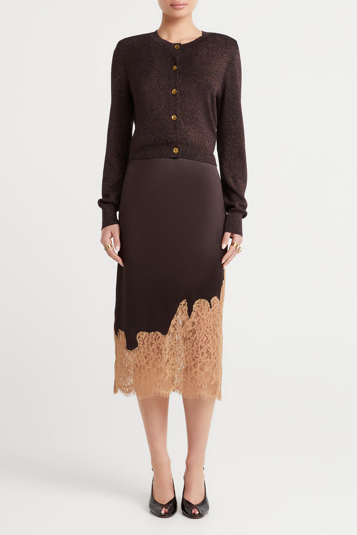 Husk Lurex Knit Cardigan