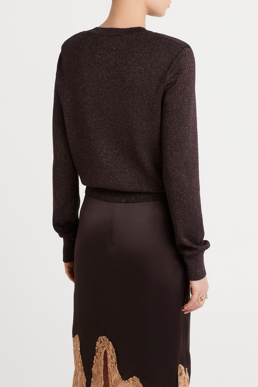 Husk Lurex Knit Cardigan