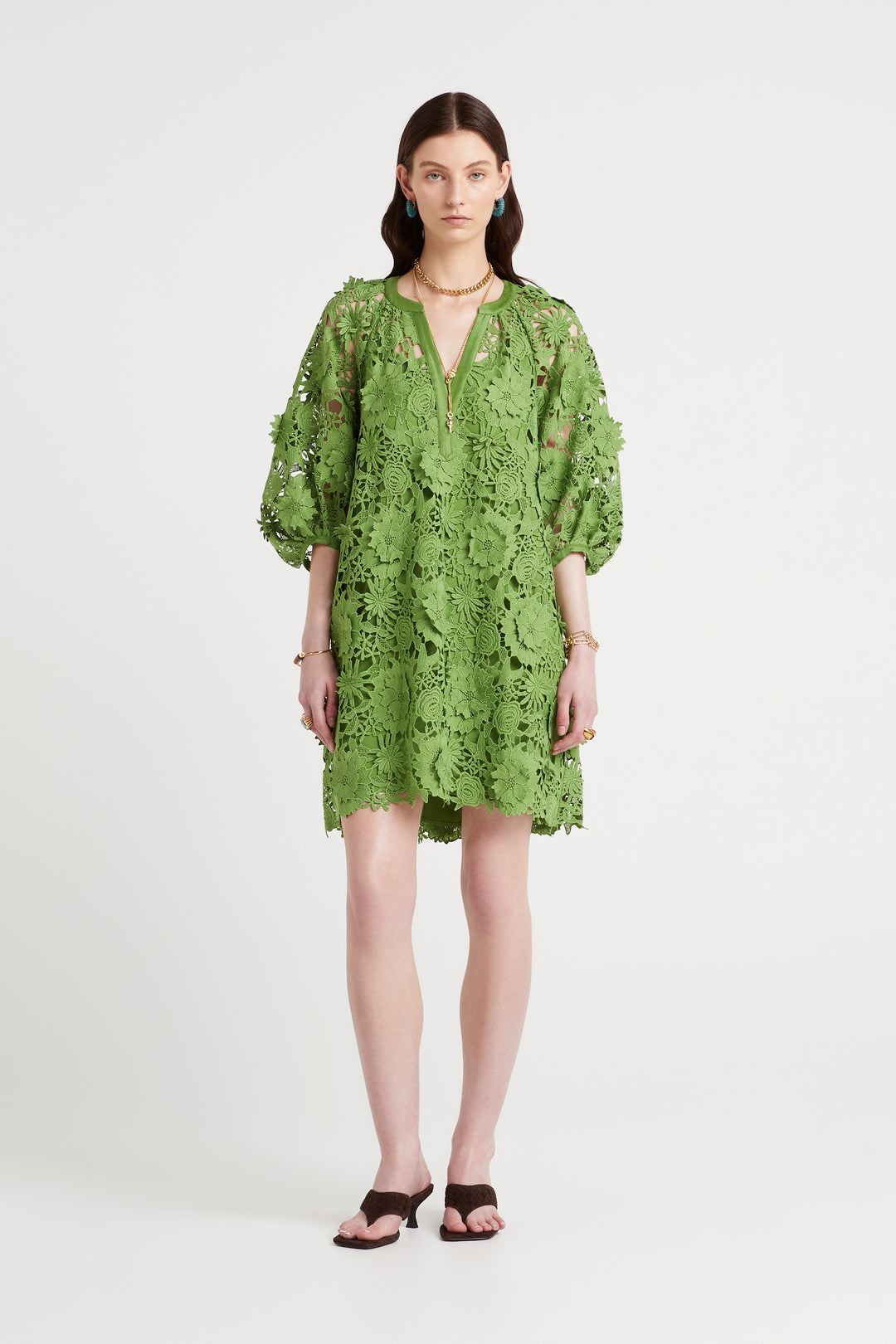 Husk Luna Mini Dress - Olive
