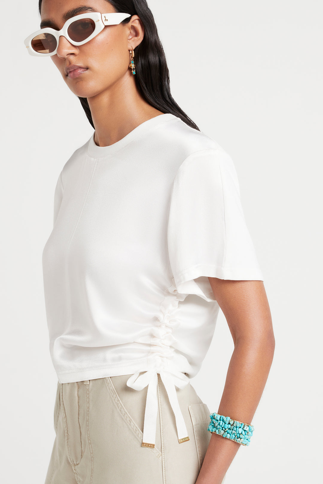 Husk Eden Top - Oyster