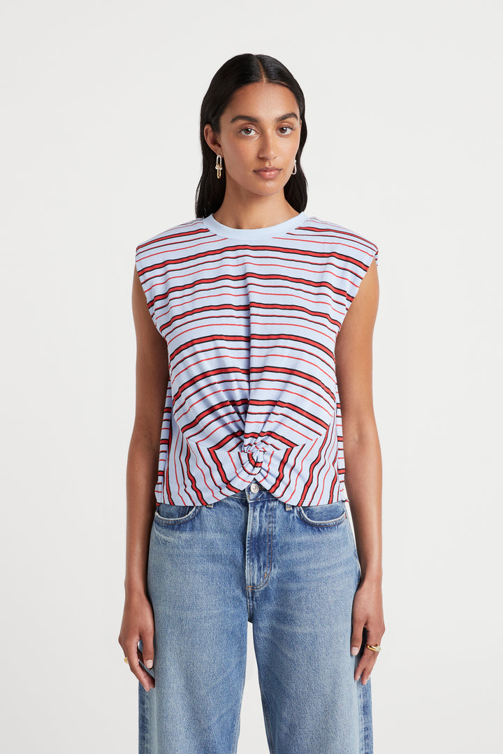 Husk Stripe Twist Tank
