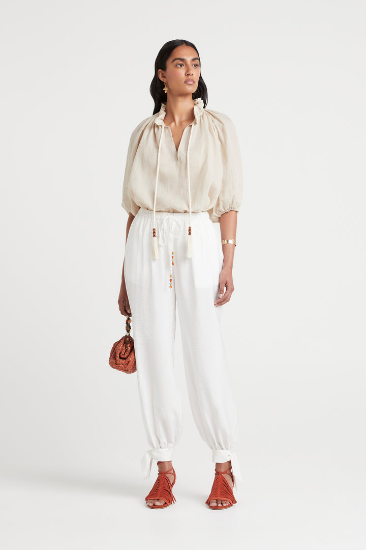 Husk Eden Pant - White