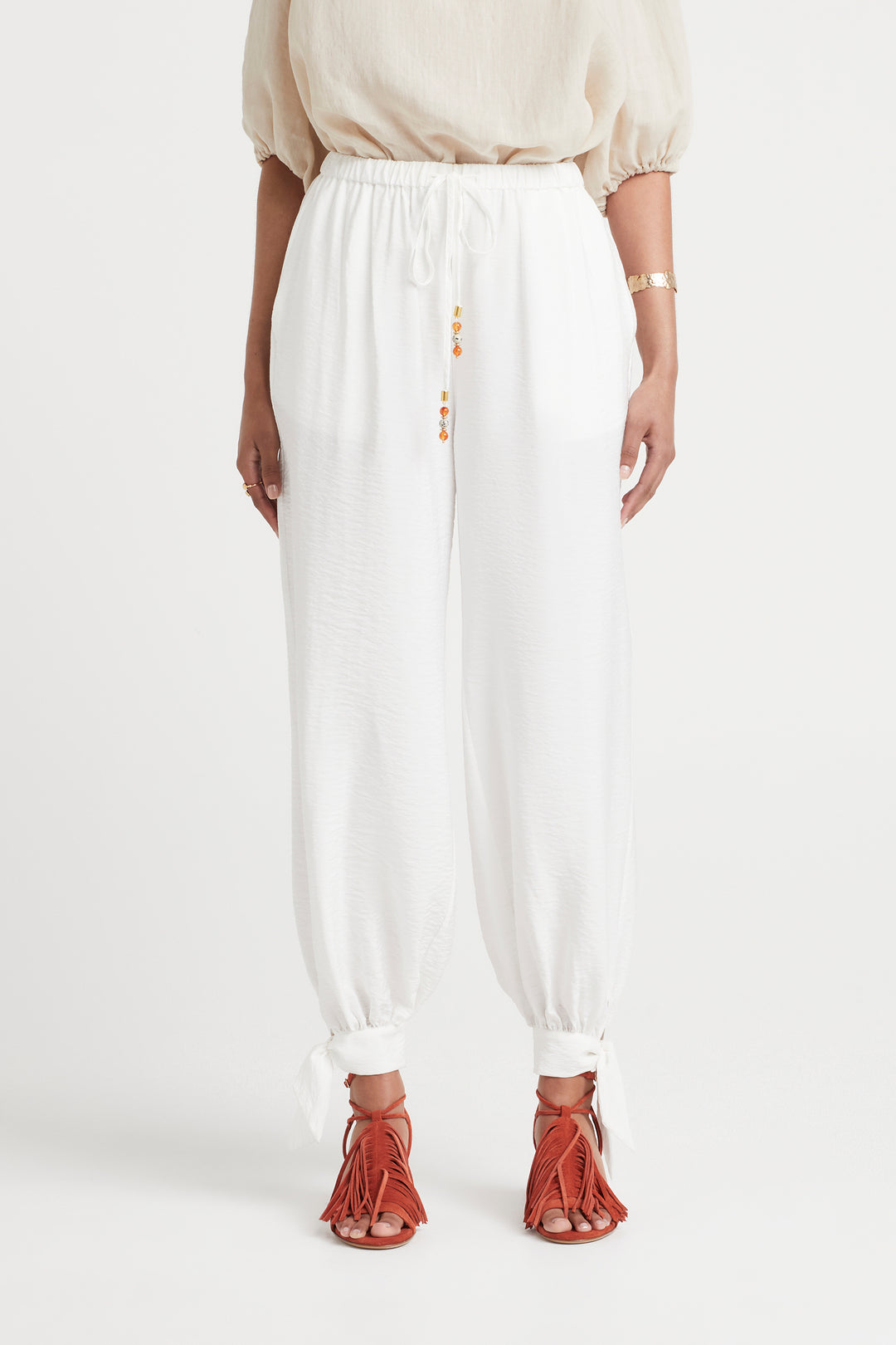 Husk Eden Pant - White