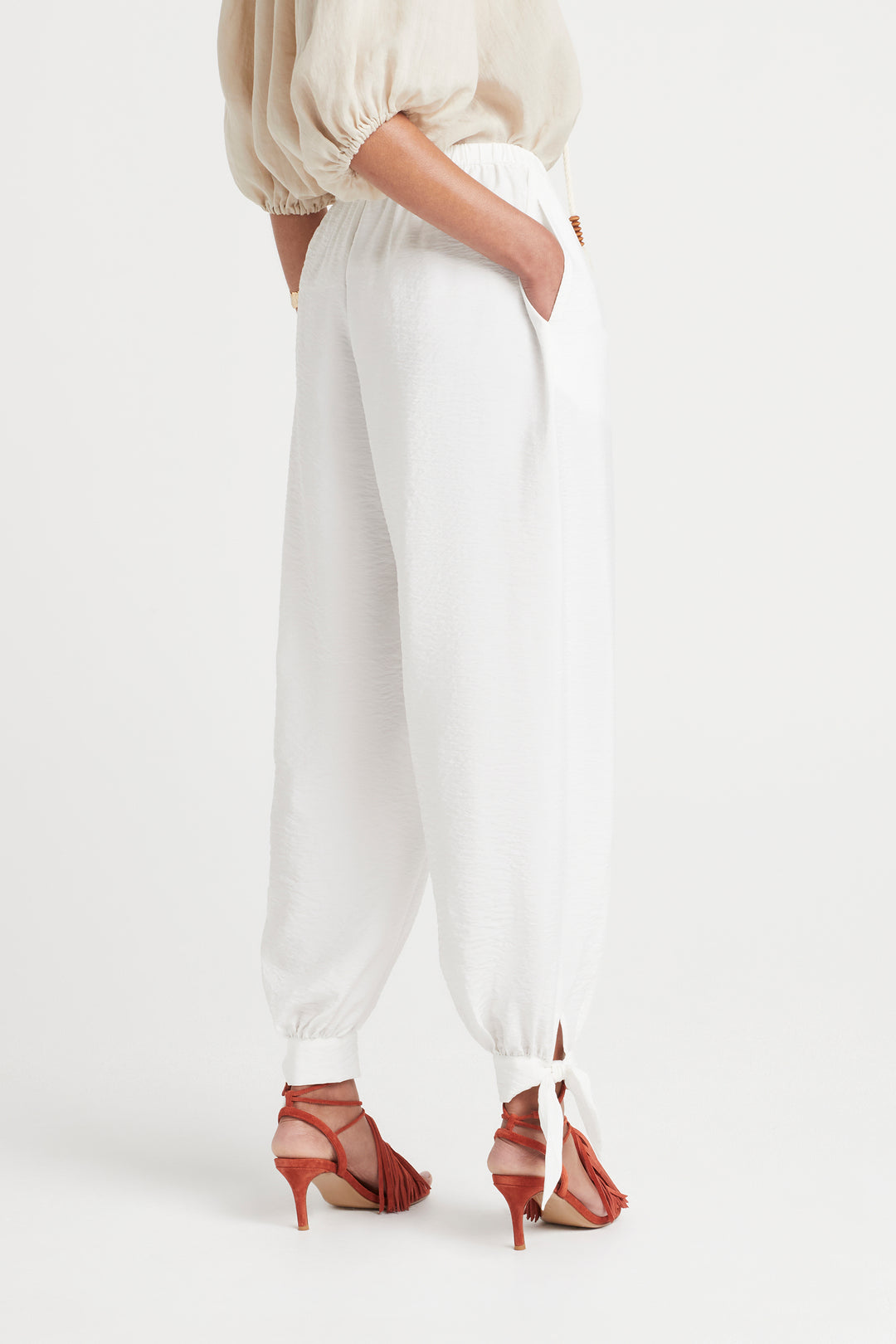 Husk Eden Pant - White