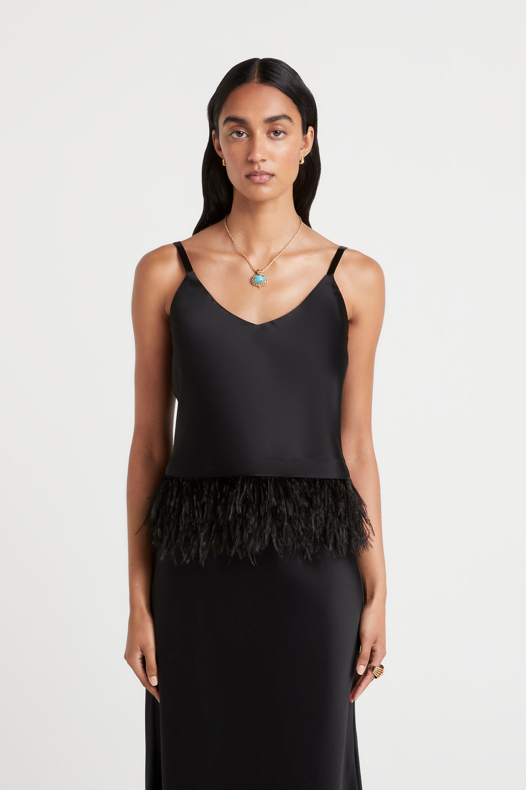 Husk Cecilia Cami - Black