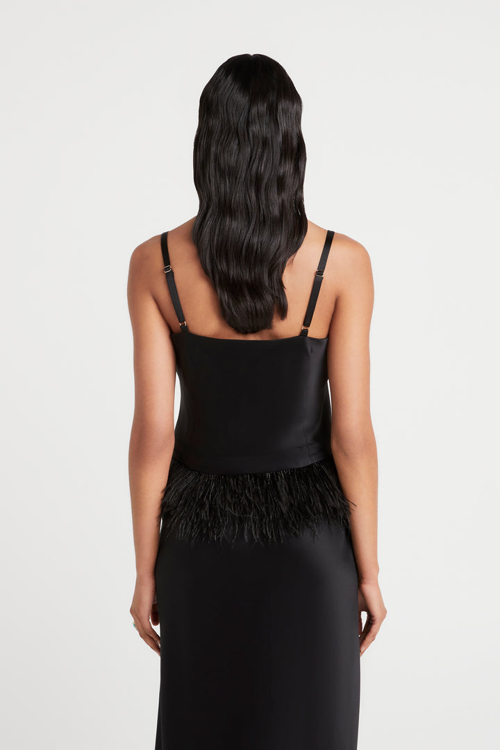 Husk Cecilia Cami - Black
