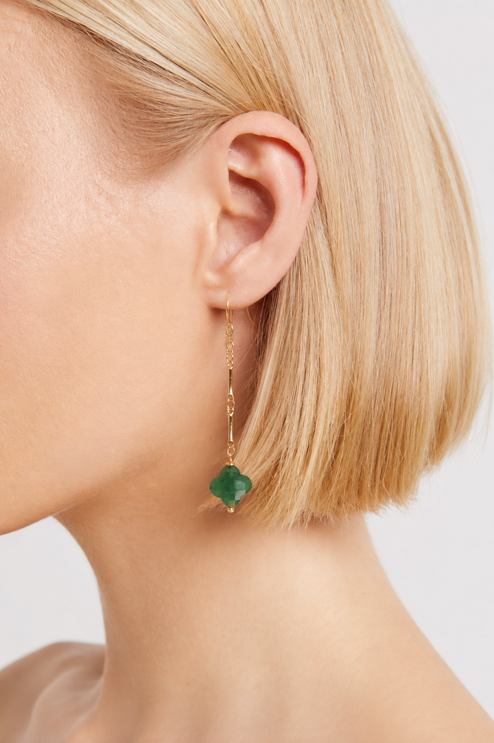 Husk x Alouette Design Clover Earrings