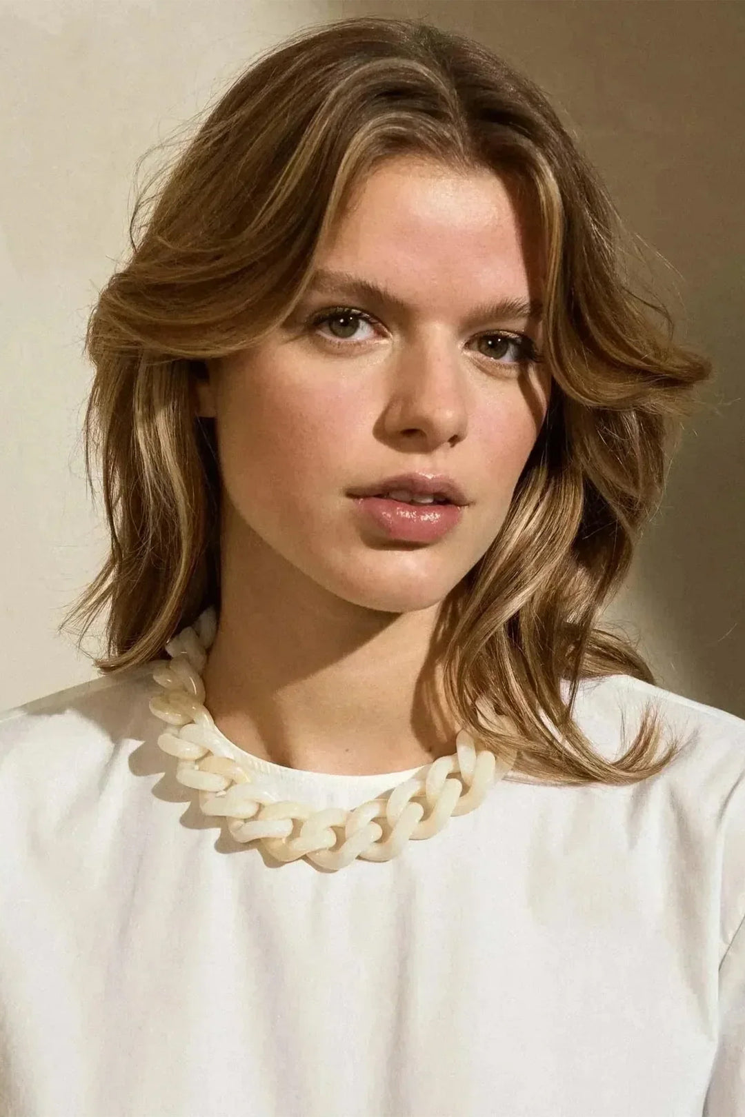 Vanessa Baroni Flat Chain Necklace